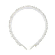 Crday Ornament Headwraps Female Hair Holder Hairbands Pearl Elegant Alloy Simple Hair Accessories