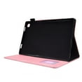 thumbnail image 5 of SaniMore Wallet Case for Samsung Galaxy Tab A9 Plus Case 12.4" 2023 SM-X810/X816/X818, Card Slots Pen Holder [Auto Sleep] PU Leather Maganetic Ciasp Kickstand Shcokproof Protective Cover, Pink, 5 of 10