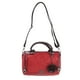 thumbnail image 2 of EeaseMX Almohada de moda Bolso Mujer Bolso portátil de doble uso Bolso Boston Barrel (Rojo), 2 of 7