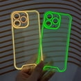 thumbnail image 2 of Funda de teléfono de protección de cuerpo completo para iPhone 13 Pro Max 12 11 14 Pro Max Plus Clear Night Light Luminous a prueba de golpes Soft TPU Cover Tan Jianjun unisex, 2 of 2