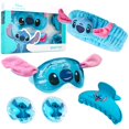thumbnail image 2 of Set de Accesorios de Belleza Disney Stitch con Mascarilla Refrescante para Ojos, Almohadillas de Gel, Banda para el Cabello y Pinza Relajante para Mujeres (Azul), 2 of 7