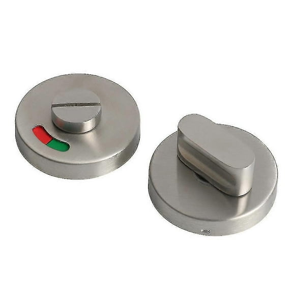 Stainless Steel Wc Toilet Door Lock Handle Knob Indicator Privacy Latch Bathroom Cabinet Pull Knot