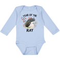 thumbnail image 3 of Inktastic Chinese Zodiac Year of The Rat Boys or Girls Long Sleeve Baby Bodysuit, 3 of 5