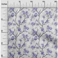 thumbnail image 2 of oneOone Polyester Spandex Medium Purple Fabric Floral Craft Projects Decor Fabric Printed By The Yard 56 Inch Wide, 2 of 5