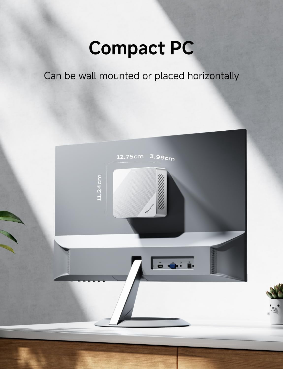 MINISFORUM Mini PC UN150P Twin Lake N150 Micro Computer, 16GB RAM+512GB SSD, 2xHDMI TMDS/1xUSB-C 4K Triple Display, 4X USB3.2, 2.5inch SATA HDD Slot, SD Card Slot Intel UHD Graphics Small Form Factor