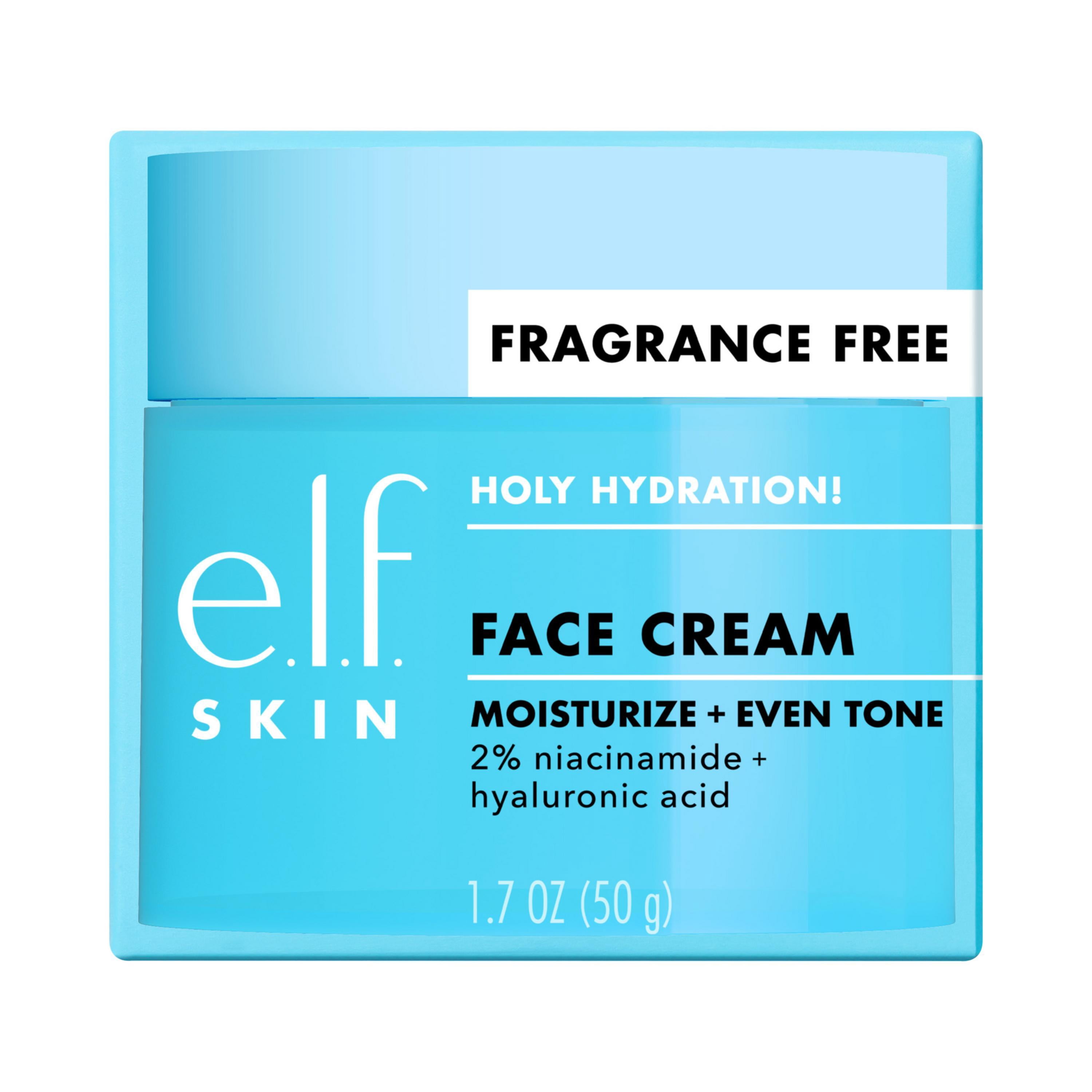 e.l.f. Cosmetics, Face Cream, 1.7 oz, Fragrance-Free - Walmart.com