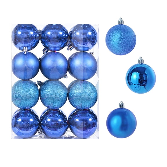 KCEHTA 24 Pcs Christmas Ball Ornaments, Christmas Baubles for Xmas Christmas Tree, Shatterproof Christmas Tree Ball Ornaments for Holiday Wedding Party Decorations