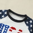 thumbnail image 4 of alcepopk Toddler Boy 4th of July Outfit Short Sleeve T-shirt Top+American Flag Shorts Boy Independence Day Clothes(Blue,2-4 Years), 4 of 7