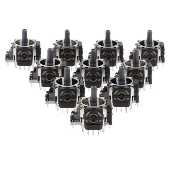 Seitruly L R Analog Joystick Control 3D Rocker Pieza de repuesto para PS3 Videojuegos y accesorios Tipo 2 10 piezas