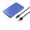 Blue USB A to USB C, variant on Yammee USB3.0 External Hard Drive Case Enclosure Box 2.5inch USB Adapter External Housing Hard Drive Box for PC Computer