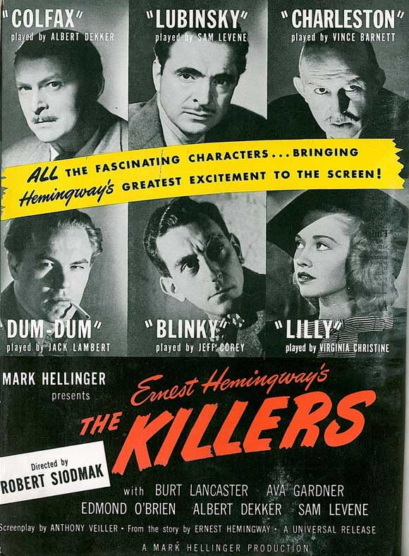 The Killers - movie POSTER (Style A) (11