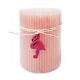 thumbnail image 1 of 4" Tangerine Guava Scented Pink Pillar Candle, 1 of 4