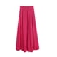 thumbnail image 4 of Faldas de Cintura Elástica para Mujeres Verano Casual Tamaño Grande Lino una Línea Longitud Del Tobillo Sólido, 4 of 9