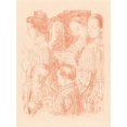 thumbnail image 2 of Maurice Denis 11x14 Gold Ornate Wood Frame and Double Matted Museum Art Print Titled - Three Singing Angels and Two Choir Boys During the Holy Mass, 2 of 4