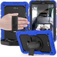 thumbnail image 1 of Funda Samsung Galaxy Tab A 10.1 2016 Sm-t580/t585 con protector de pantalla Funda resistente a prueba de golpes para niños Portalápices Azul, 1 of 5