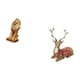 thumbnail image 5 of Majestuosa escultura de león y reno, elegante figura de león y alce, adorno decorativo de mesa para oficina, hogar, sala de estar, dormitorio, estante, 5 of 8