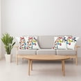 thumbnail image 4 of Ambesonne Butterfly Throw Pillow Cover 4 Pack, Joy Wildflowers Hiking, 16", Multicolor, 4 of 7