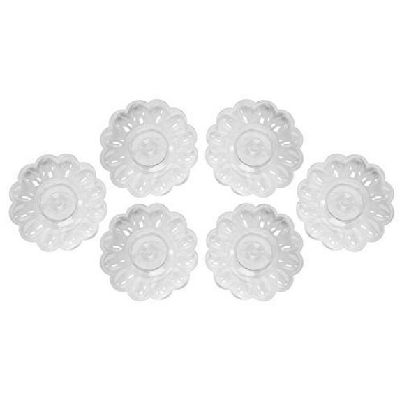 Deviled Egg Crystal Clear 9.5" Diameter Serving Trays! Includes 6 Trays