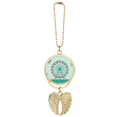 thumbnail image 1 of Porte-clés Motif Cirque Parc d'Attractions Vert Angel Pendentif Aile, 1 of 4