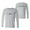 Grey, variant on 2hollis Merch Life Script Long sleeve Men/Women Fashion Casual Top