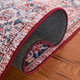 thumbnail image 6 of SAFAVIEH Tucson Avaline Traditional Machine Washable Area Rug, 6' x 6' Round, Rust/Navy, 6 of 9