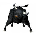 thumbnail image 2 of Charging Bull Stock Market Wall Decal by Wallmonkeys Peel and Stick Graphic (48 in H x 48 in W) WM231174, 2 of 4