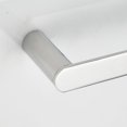 thumbnail image 5 of Simple Bathroom Towel Rack - Polished Chrome, SUS Stainless Steel, Oval Style, 50cm, 5 of 5
