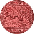 thumbnail image 1 of Ahgly Company Indoor Round Animal Red Traditional Area Rugs, 8' Round, 1 of 4