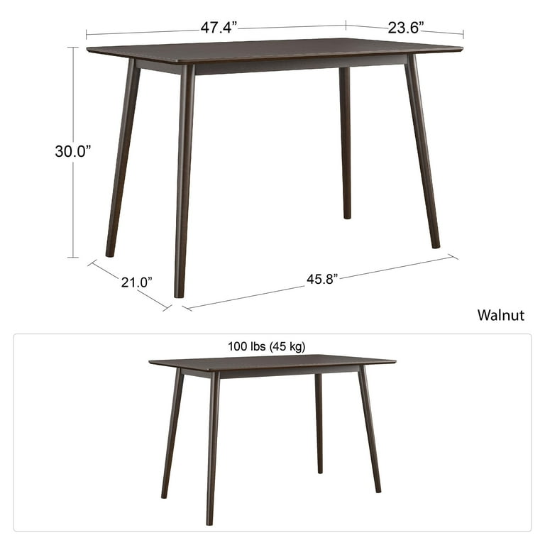 Novogratz Brittany Desk Walnut