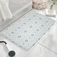 thumbnail image 3 of White Blue Sun Moon Cloud Star Flannel Non Slip Door Rugs,Washable Door Mats Indoor,Decorative Door Mats,Dirt-Resistant and Absorbent Doormat for Entrance,Bedroom,Kitchen,Bathroom,23.5"x16", 3 of 5