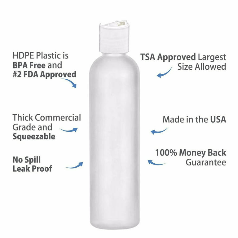 MoYo Natural Labs 2 oz Travel Bottles, TSA Approved Empty Travel Conta