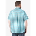 thumbnail image 3 of KingSize Men's Big & Tall Wrinkle-Resistant Short Sleeve Button Down, Printed, 3 of 6