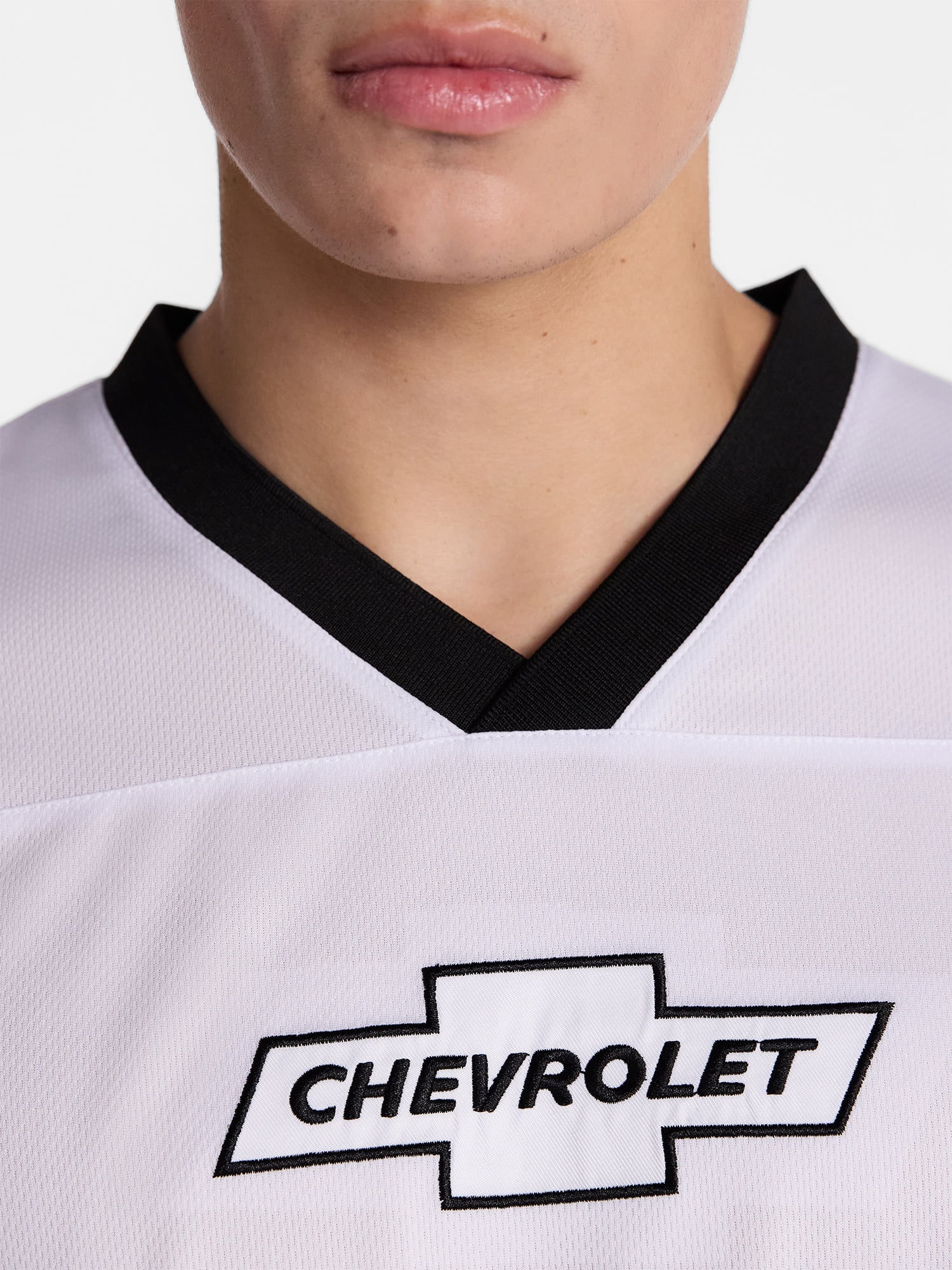 Chevrolet Men's and Big Men's Graphic Mesh Soccer Jersey, Sizes XS-5XL