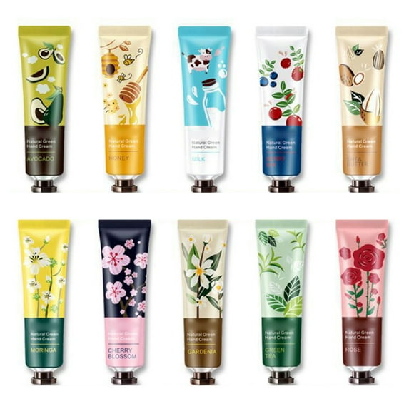 Plant Fragrance Hand Cream,Hand Cream Set, Daily Moisturising Hand Cream Working Hands, Deeply Hydrating Nourishing ,Moisturizing Hand Cream Deep Hydrating Hand Cream for Women Girls Extra Dry Skin