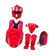 thumbnail image 2 of Taekwondo Gear Gear Set Gear para Kickboxing Muay Thai Fitness Rojo Talla L, 2 of 8