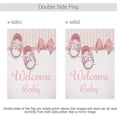 thumbnail image 3 of GZHJMY Baby Girl Shower Garden Flag 12 x 18 Inch Vertical Double Sided Welcome Yard Garden Flag Seasonal Holiday Outdoor Decorative Flag for Patio Lawn Home Decor Farmhous Yard Flags, 3 of 6