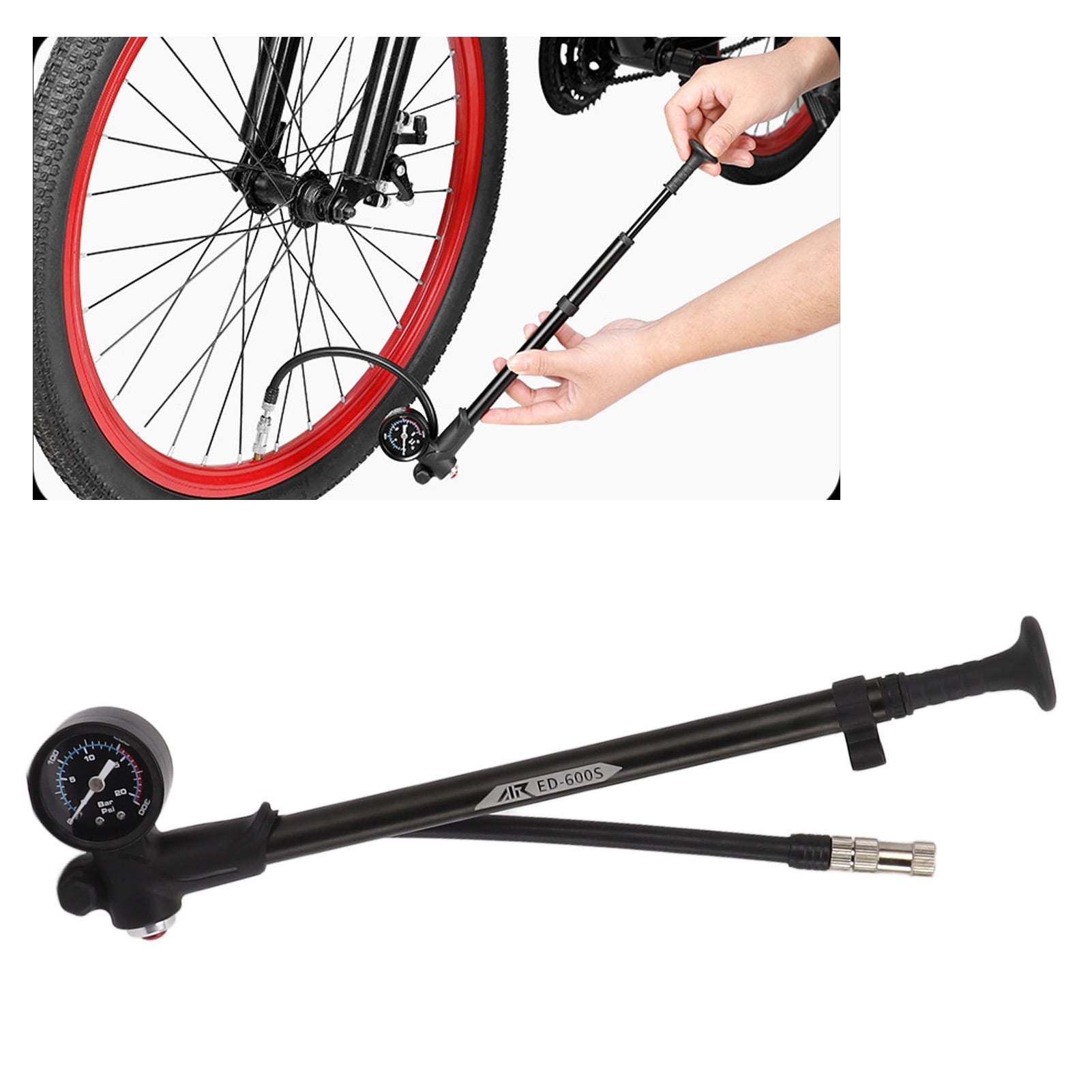 Bike Shock Pump Lightweight Suspension Fork Bicycle Pump for Motorcycle for Mountain Bike Walmart