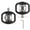 Black, variant on BUCKLOS SPD PD-M650 Pedals Mountain Bike Clip in SPD Flat Combo Dual Sided Pedals, Compatible with Shimano SPD MTB/Road Bike Clipless Pedals for Indoor Cycling and Urban Riding
