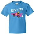 thumbnail image 3 of Inktastic Born to Race- Pink Race Car Youth T-Shirt, 3 of 5