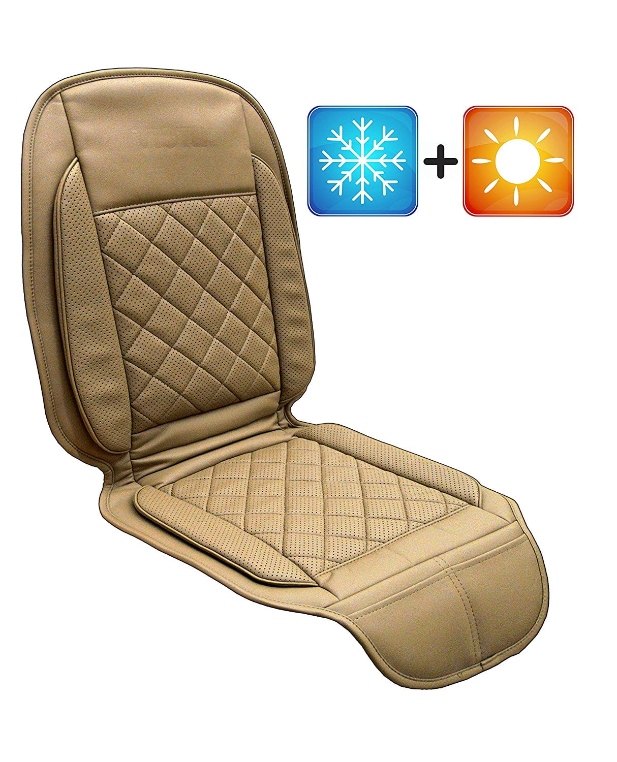 Temperature Controlled Viotek V2 Heating Cooling Car Seat Cover With 10 Zones And Wireless Remote