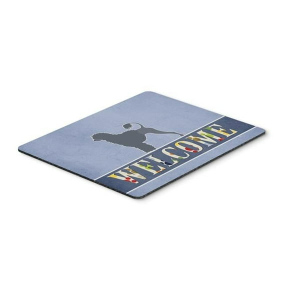 Portuguese Water Dog Welcome Mouse Pad, Hot Pad or Trivet