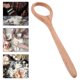 thumbnail image 2 of Batidor de masa de madera, mango ergonómico, varilla para mezclar masa madre, varilla para mezclar masa de pan, gancho de madera portátil, accesorio para hornear, 2 of 7