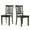 Dark Brown, variant on AFO Wood Dining Chairs Set of 2 with Curved Backrest for Kitchen and Dining Room,Light Brown