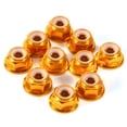 thumbnail image 1 of Tuerca de seguridad de nailon, 10 piezas M5 Tuerca de seguridad de inserción de nailon Tuerca de seguridad autoblocante Diseño fácil de usar, 1 of 2