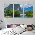 thumbnail image 3 of nygtbtfer 3 Panel Wall Art Modern Artworks for Home Decor Canvas Prints Guilin in Yangshuo Guangxi beautiful landscape Pictures for Living Room Bedroom Decoration, Ready to Hang 12x16x3pcs, 3 of 4