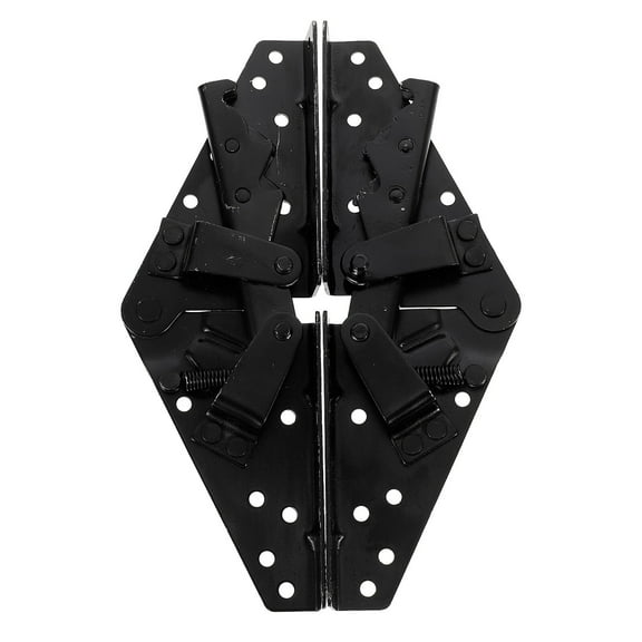 COSMOBETTY 2Pcs Gear Operation Self-locking Hinge for Couch and Bed Heavy Duty Furniture Angle Adjuster 10.22X6.68X0.98in