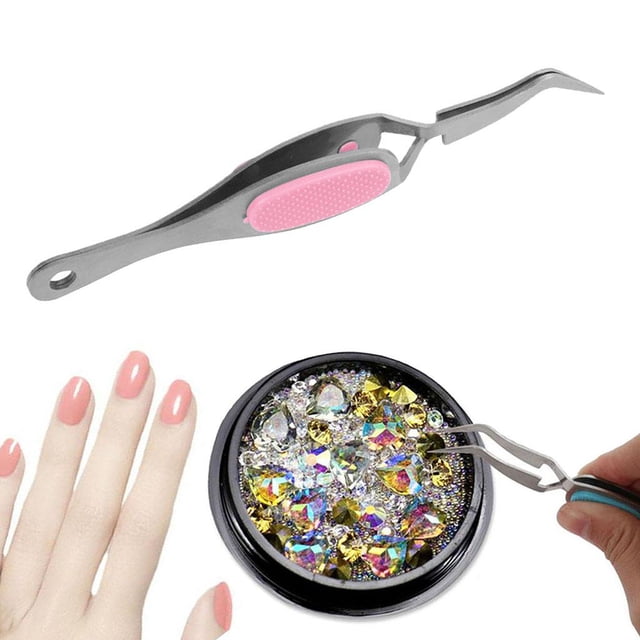 Pinzas de uñas Yinane Rosa plateado