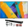 LG OLED55GXPUA 55" GX 4K Smart OLED TV w/AI ThinQ (2020) Bundle with Deco Gear Home Theater Soundbar and Wall Mount Accessory and Hook-Up Kit(OLED55GX 55GX 55 Inch TV)