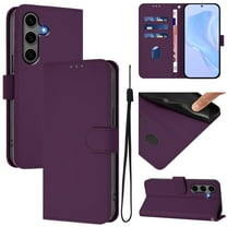 Allytechgroup Compatible with Samsung Galaxy A36 5G Wallet Case, Credit Card Holder PU Leather Flip Kickstand Protective Shockproof Cover Women Men for Samsung Galaxy A36 5G, Violet
