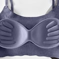 thumbnail image 5 of Womens Bras Comfortable Comfy Solid Color Bras Wire Free Underwear Push Up Bra Everyday Bralettes Thin Straps 2XL, 5 of 5